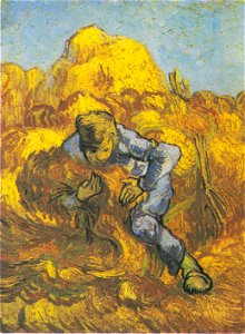 Van Gogh - Der Garbenbinder (nach Millet)