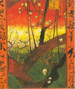 Van Gogh - Blühender Pflaumenbaum (nach Hiroshige)