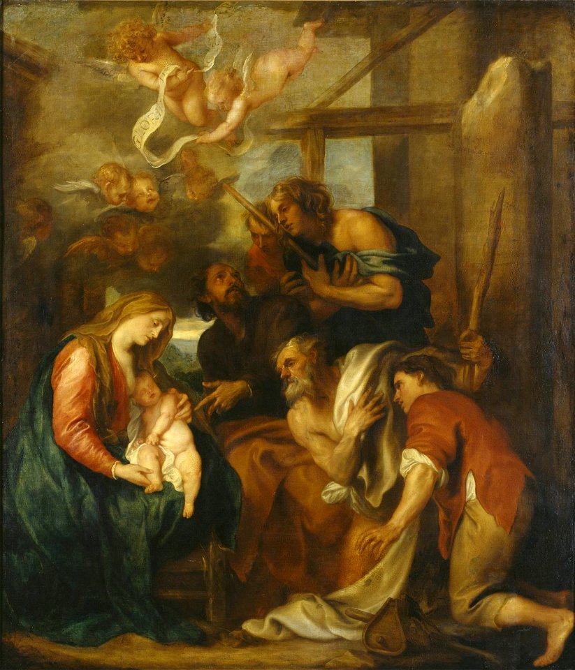 Van Dyck - Die Anbetung der Hirten, um 1632