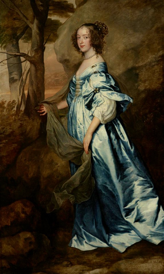 Van Dyck - Lady Anne Carey, Later Viscountess Claneboye and Countess of Clanbrassil, ca. 1636