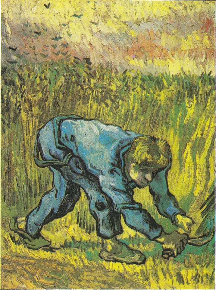 Van Gogh - Der Schnitter mit der Sichel (nach Millet)