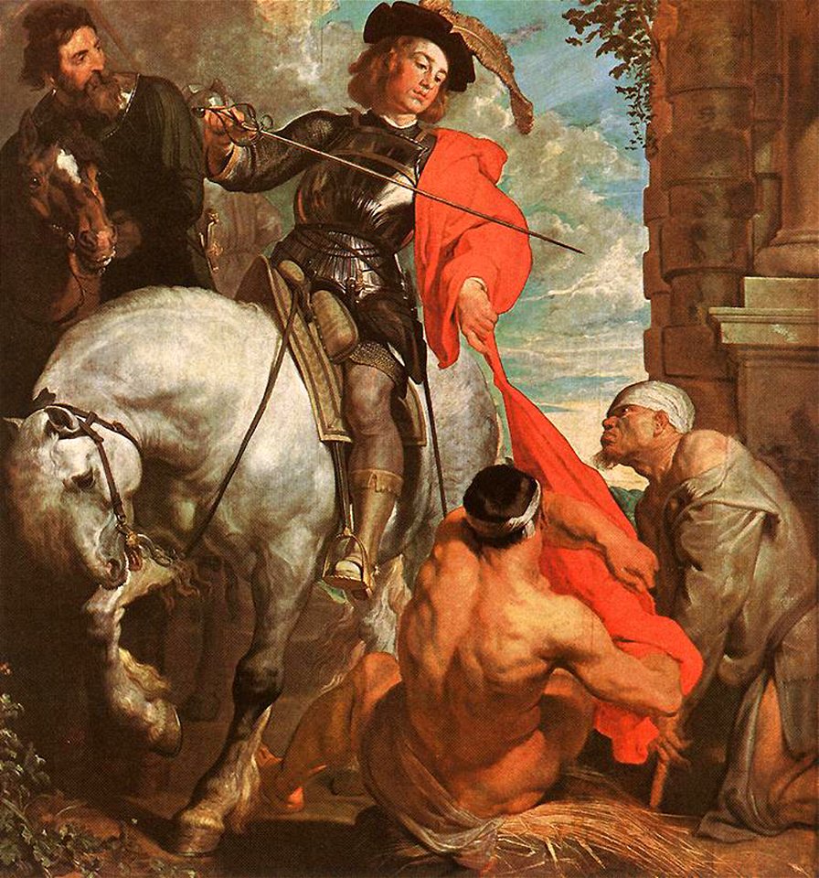 Van Dyck, Anthony - St Martin Dividing his Cloak - c. 1618