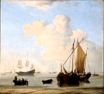 Van de Velde, Willem the younger - A Calm - Google Art Project