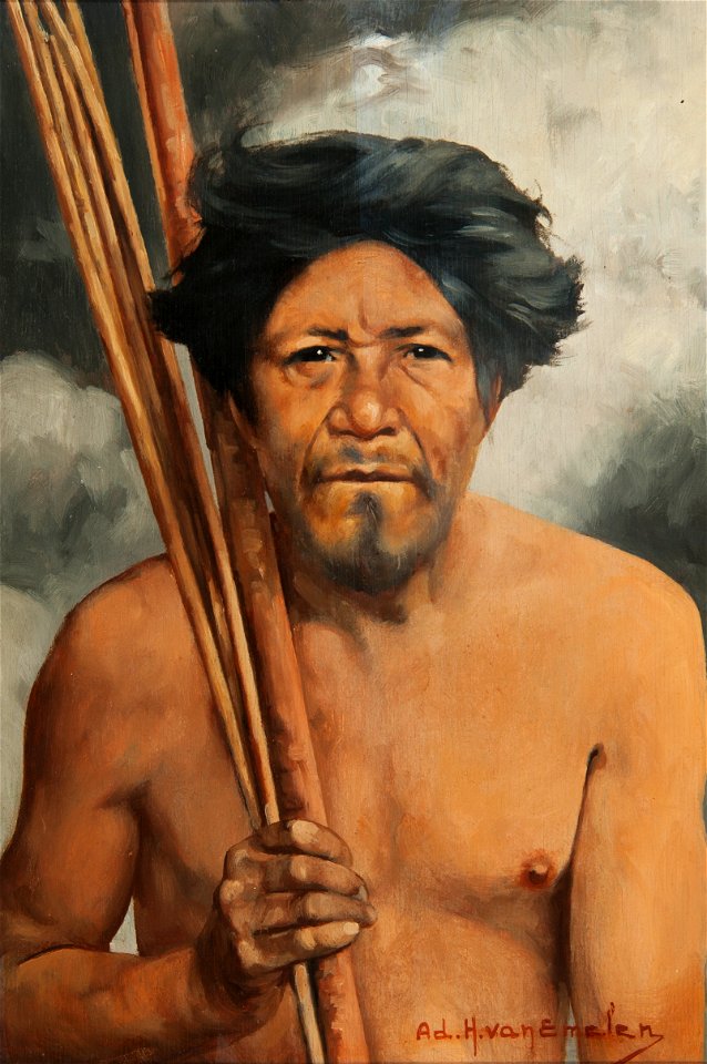 Van Emelen, Adrien Henri Vital - Índio com Arco e Flecha (cropped)