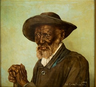 Van Emelen, Adrien Henri Vital - Negro com Chapéu