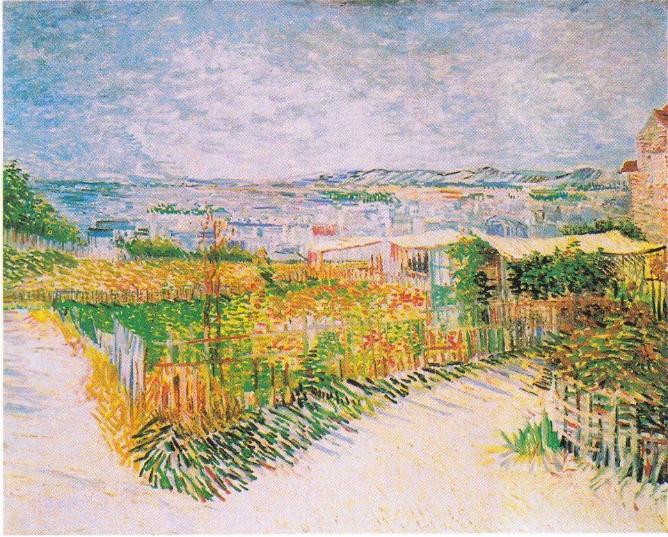 Van Gogh - Gemüsegärten am Montmartre
