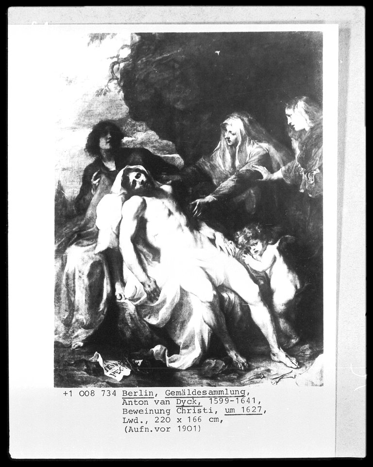 Van Dyck - Beweinung Christi, um 1627-1632