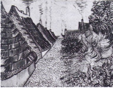 Van Gogh - Gasse in Saintes-Maries1