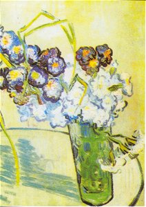 Van Gogh - Glas mit Nelken