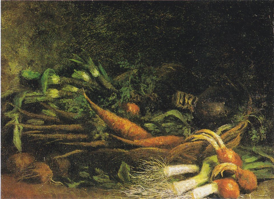 Van Gogh - Stillleben mit Gemüsekorb