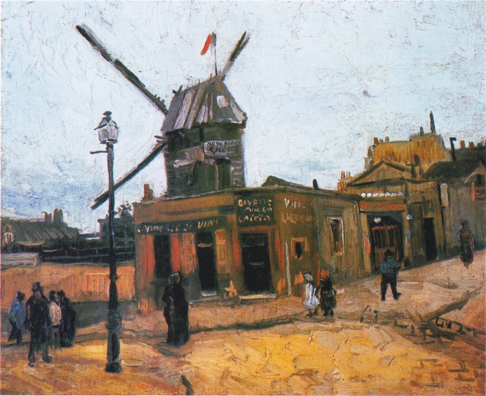 Van Gogh - Le Moulin de la Galette3