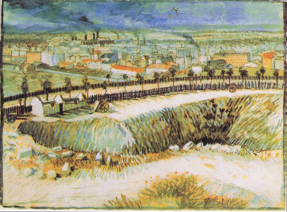 Van Gogh - Am Stadtrand von Paris nahe Montmartre