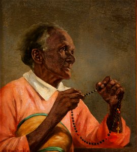 Van Emelen, Adrien Henri Vital - Negra Rezando com Terço (cropped)