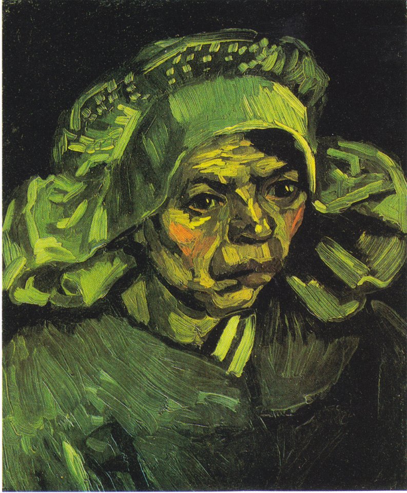Van Gogh - Kopf einer Bäuerin mit weißer Haube 28