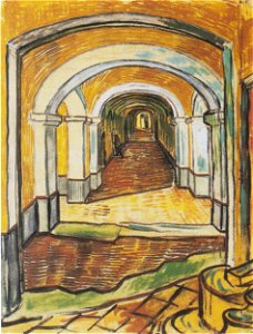 Van Gogh - Korridor im Hospital Saint-Paul