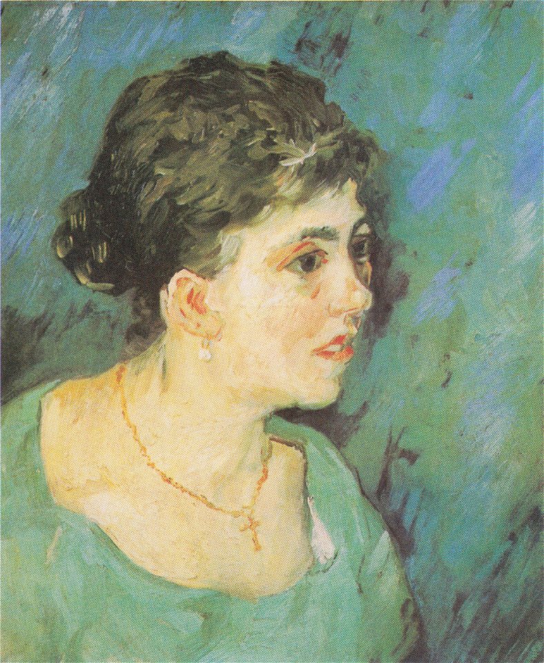 Van Gogh - Bildnis einer Frau in Blau