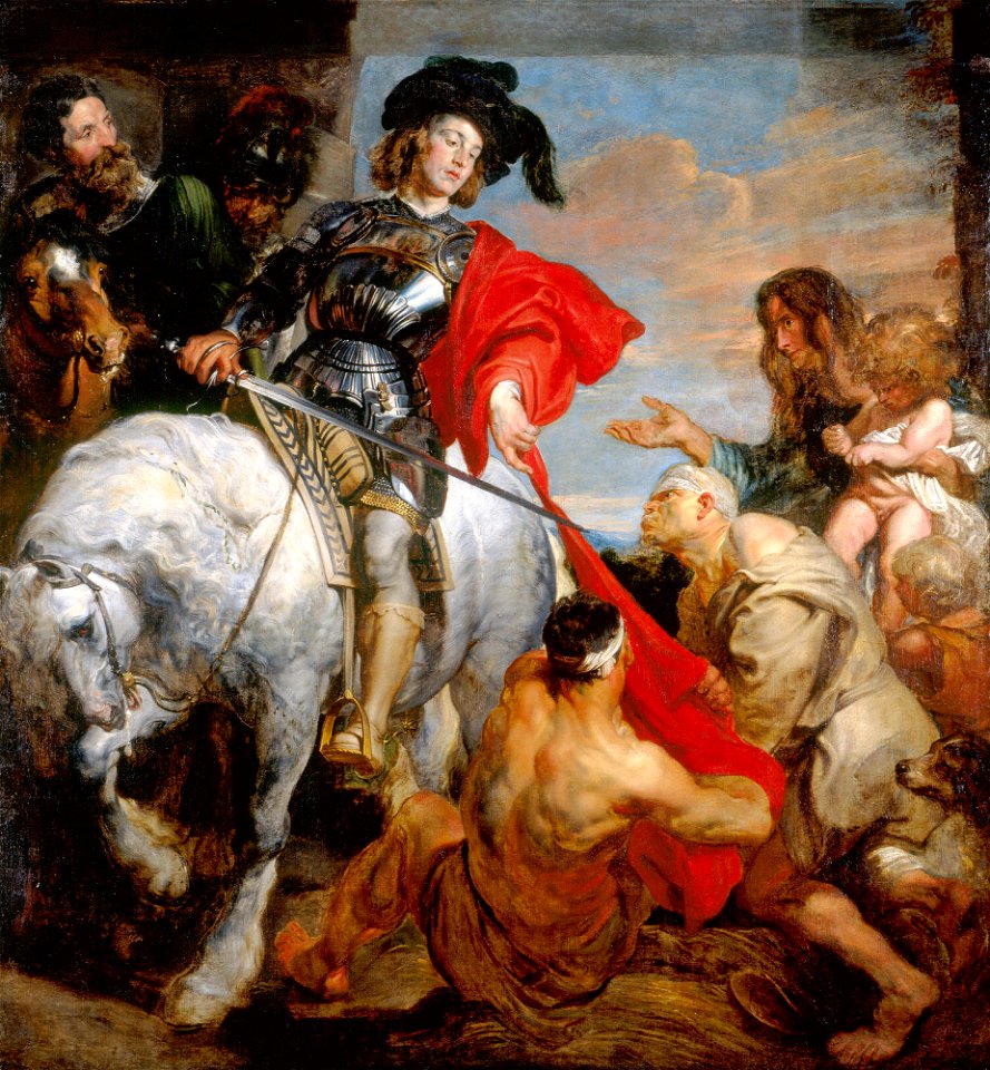 Van Dyck - St Martin Dividing his Cloak c.1620