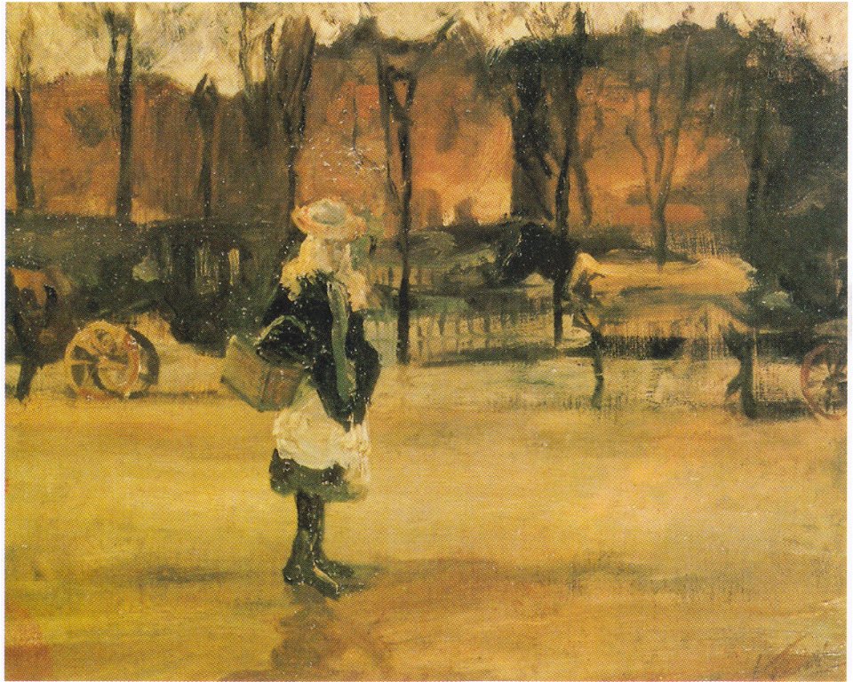 Van Gogh - Mädchen an einer Haltestelle