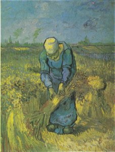 Van Gogh - Die Garbenbinderin (nach Millet)
