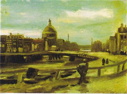 Van Gogh - Blick auf Amsterdam vom Hauptbahnhof