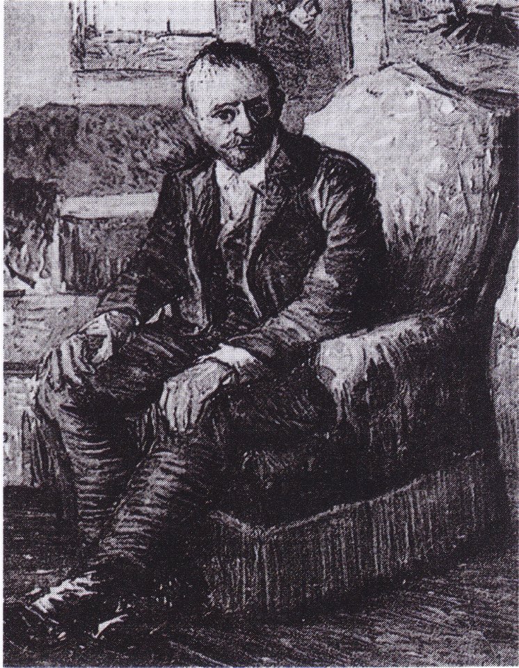 Van Gogh - Bildnis des Kunsthändlers Alexander Reid im Sessel