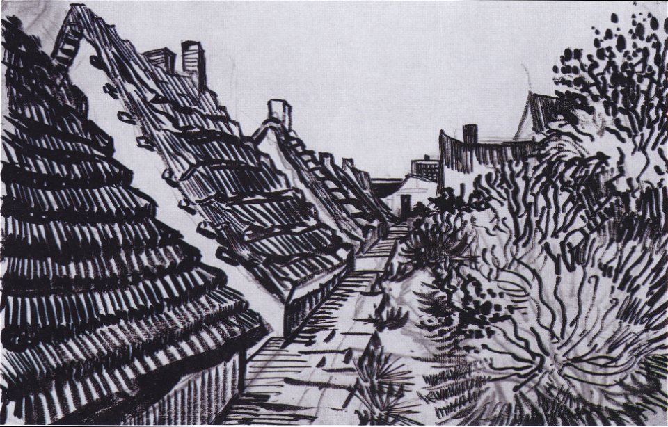 Van Gogh - Gasse in Saintes-Maries