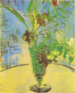 Van Gogh - Glas mit Feldblumen