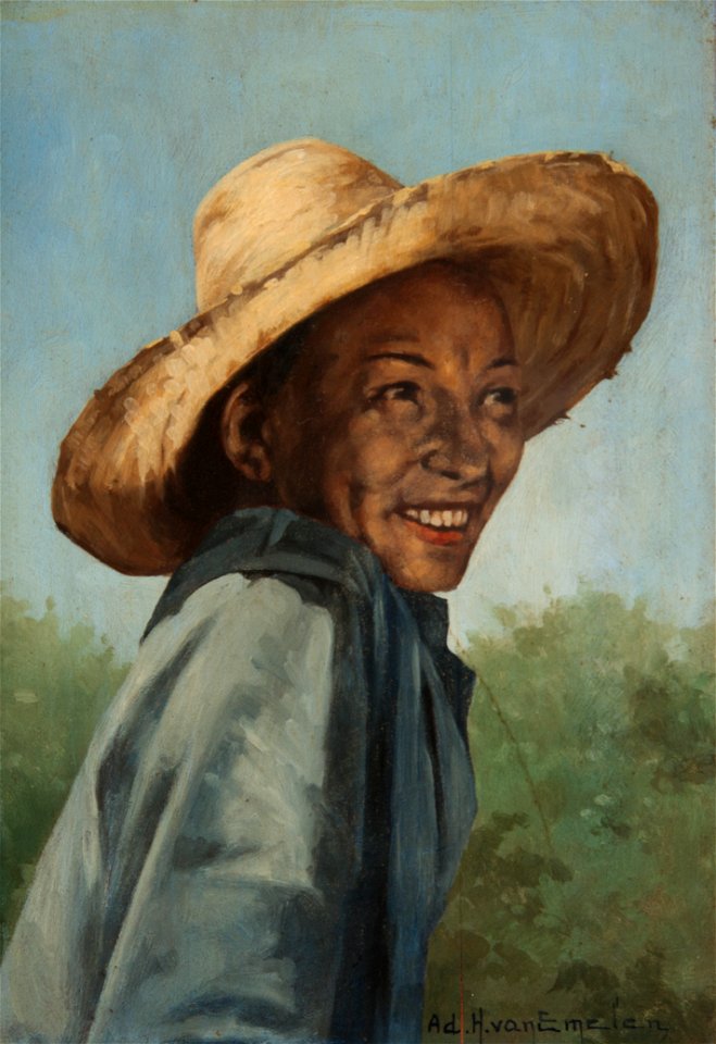 Van Emelen, Adrien Henri Vital - Jovem com Chapéu (cropped)