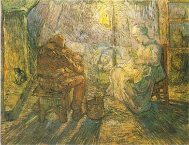 Van Gogh - Abendstunde (nach Millet)