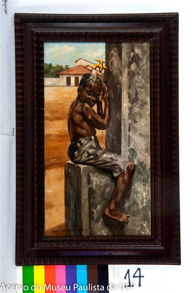 Van Emelen, Adrien Henri Vital - Negrinho sob uma torneira