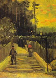 Van Gogh - Kleiner Weg am Montmartre