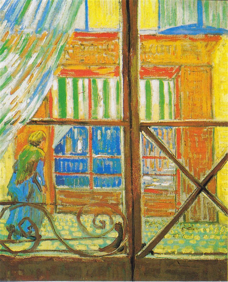 Van Gogh - Metzgerei, durch ein Fenster gesehen