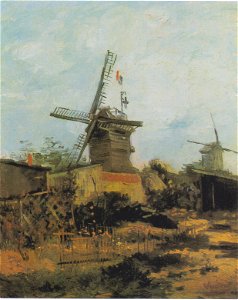 Van Gogh - Montmartre mit Mühlen und Gemüsegärten