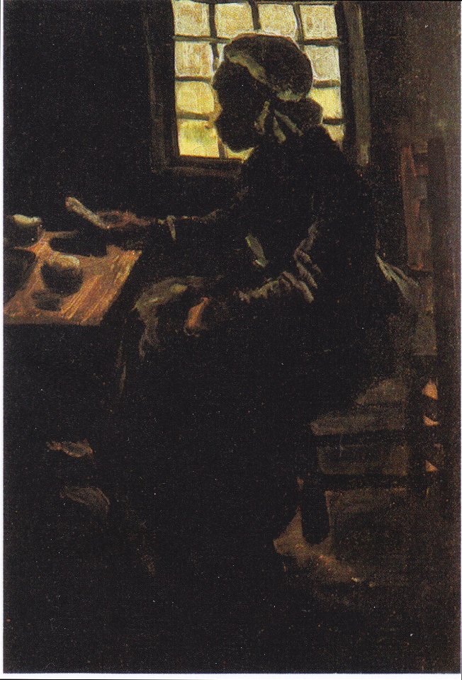 Van Gogh - Bäuerin bei der Mahlzeit