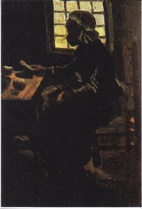 Van Gogh - Bäuerin bei der Mahlzeit