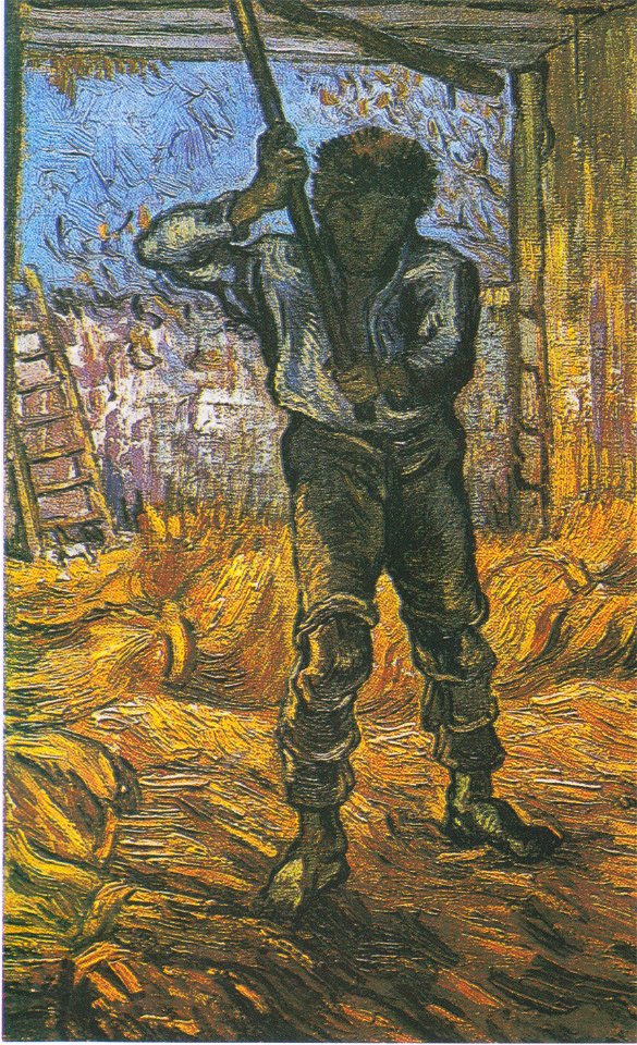 Van Gogh - Der Drescher (nach Millet)