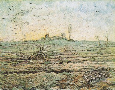 Van Gogh - Pflug und Egge (nach Millet)