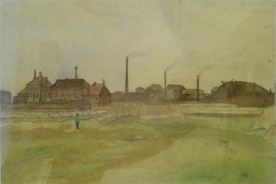 Van Gogh (1879) - Coke Factory in the Borinage