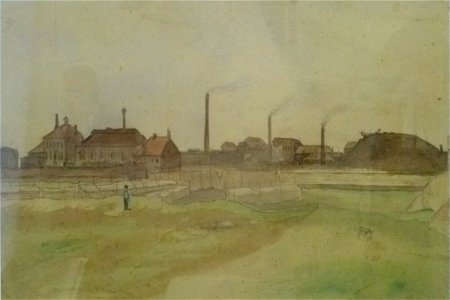 Van Gogh (1879) - Coke Factory in the Borinage