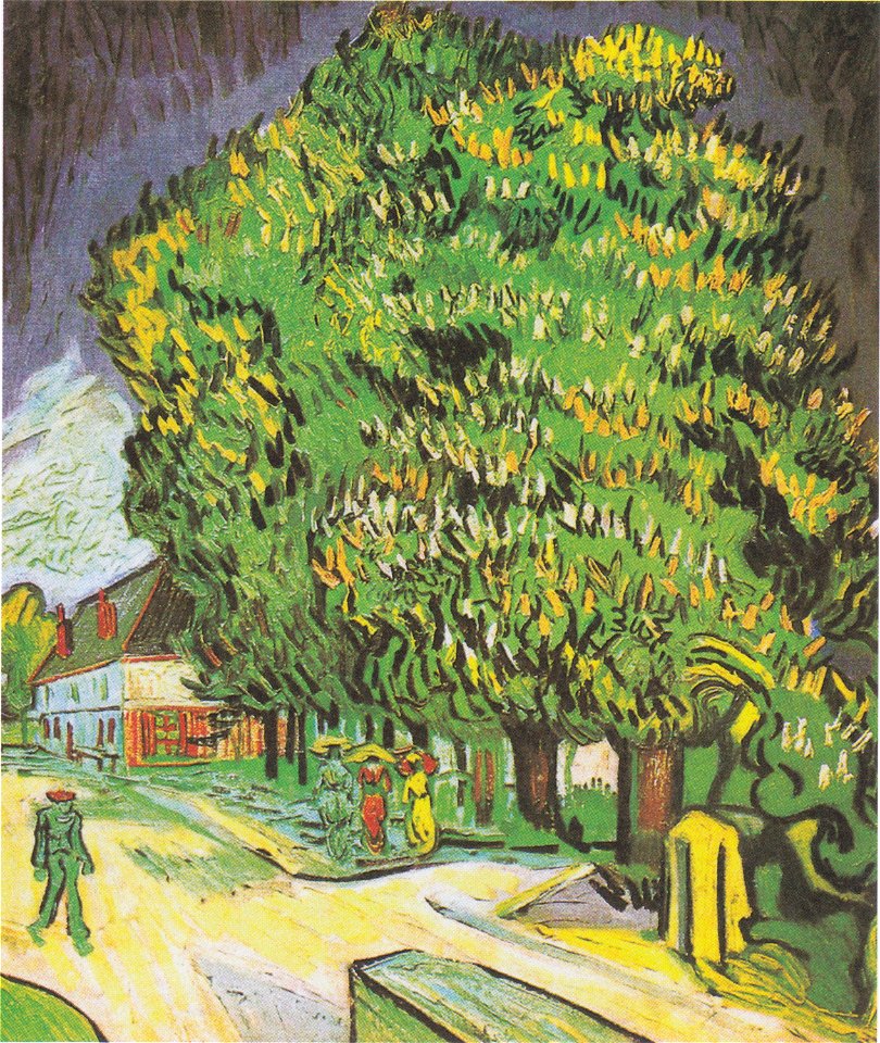 Van Gogh - Blühende Kastanienbäume