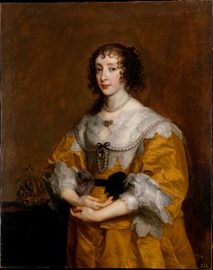 Van Dyck - Queen Henrietta Maria, 1636