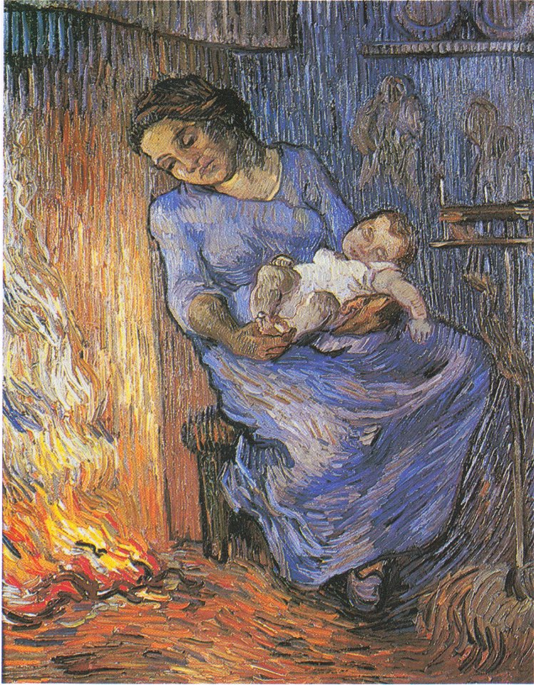 Van Gogh - Der Mann ist auf See (nach Demont-Breton)
