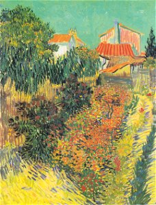 Van Gogh - Mittagsstunde oder Garten hinter einem Haus