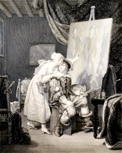 Van Dyck peignant son premier tableau-Jean François Ribault & Jean Alexandre Allais-MBA Lyon 2014