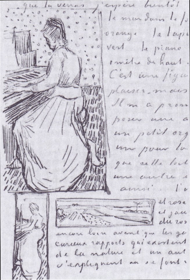 Van Gogh - Marguerite Gachet am Klavier1