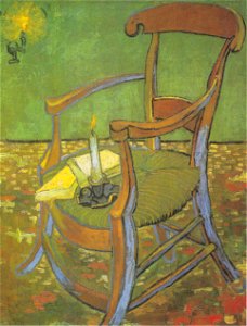 Van Gogh - Paul Gauguins Stuhl (Der leere Stuhl)