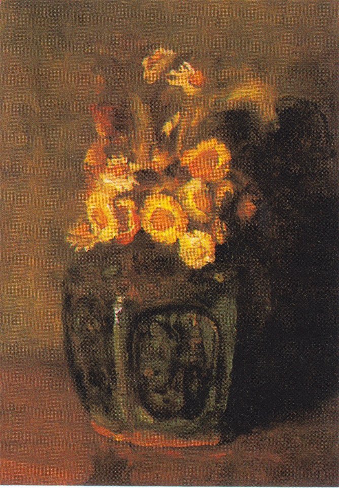 Van Gogh - Ingwertopf mit Chrysantemen