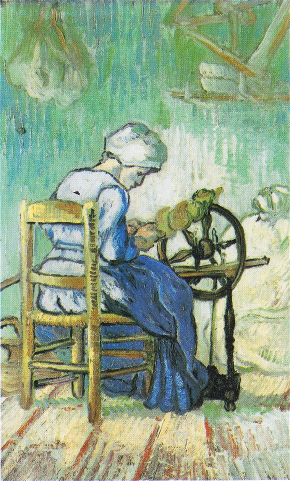 Van Gogh - Die Spinnerin (nach Millet)