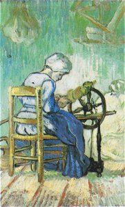 Van Gogh - Die Spinnerin (nach Millet)