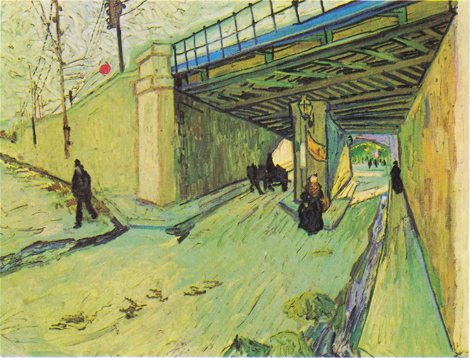 Van Gogh - Eisenbahnbrücke über die Avenue Montmajour